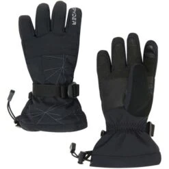 Spyder Boys Overweb Ski Glove 19 Spyder Boys Overweb Ski Glove -Outdoor Ski Shop 197046 spyn overweb glv black l