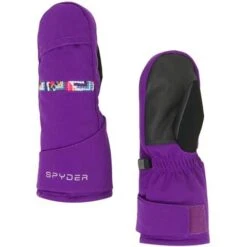 Spyder Toddler Girls Cubby Ski Mitten 19 Spyder Toddler Girls Cubby Ski Mitten -Outdoor Ski Shop 197066 spyn bitsy cubby mitt majesty l