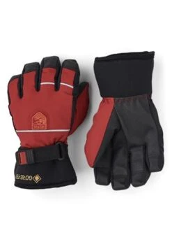 Hestra Junior Gore-Tex Flex 5 Finger Glove -Outdoor Ski Shop 2122 hestra juniorgoretexflex5fingerglove red