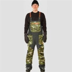 ThirtyTwo Men's Basement Bib -Outdoor Ski Shop 32s 8130001077 camo 1
