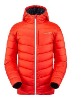 Spyder Men's Timeless Hoodie Down Jacket - 2021 Model -Outdoor Ski Shop fw2021 spyder menstimelesshoodiedownjacket volcano