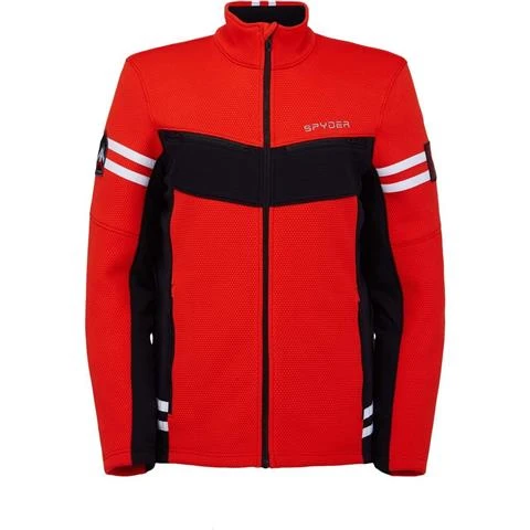 Spyder Men's Wengen Encore Full Zip Fleece Jacket 1 Spyder Men's Wengen Encore Full Zip Fleece Jacket
