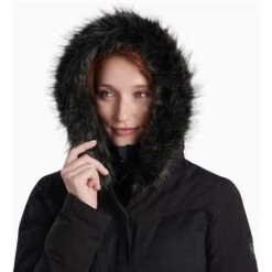 Kuhl Women's Ukon Down Parka -Outdoor Ski Shop fw22 23 2200 ws ukon down parka blackout detail 5