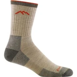 Darn Tough Socks Men's Darn Tough Hiker Micro Crew Midweight With Cushion Sock -Outdoor Ski Shop fw22 dt 1466 oatmeal