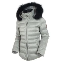 Sunice Women's Fiona Jacket With Real Fur 22 Sunice Women's Fiona Jacket With Real Fur -Outdoor Ski Shop fw22 sunice fiona silver