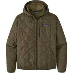 Patagonia Men's Diamond Quilted Bomber Hoody -Outdoor Ski Shop fw22 wbf21 27610 bsng