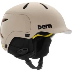 Bern Watts 2.0 MIPS Helmet -Outdoor Ski Shop fw22wntr watts 2.0 mips matte sand 810014049564 main