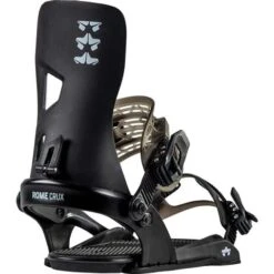 Rome Snowboards Men's Crux Snowboard Binding -Outdoor Ski Shop fw23 2223 rome bdg crux blk main