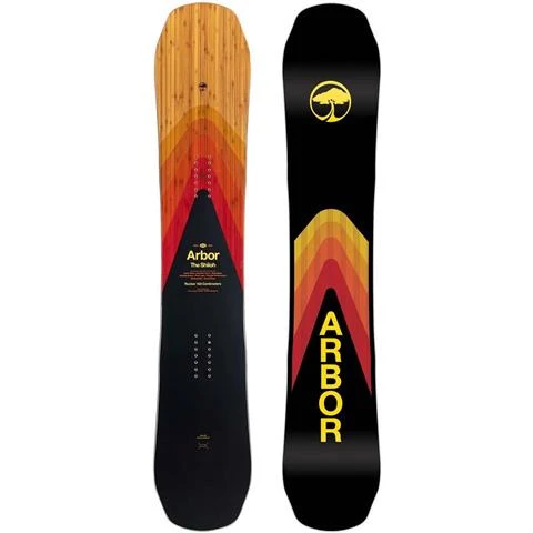 Arbor Collective Men's Shiloh Rocker Snowboard 1 Arbor Collective Men's Shiloh Rocker Snowboard