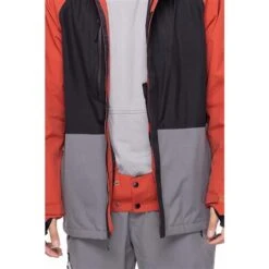 686 Men's GTX Core Shell Jacket -Outdoor Ski Shop fw23 686 mensgtxcoreshelljacket brickredcolorblock 6