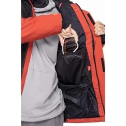 686 Men's GTX Core Shell Jacket -Outdoor Ski Shop fw23 686 mensgtxcoreshelljacket brickredcolorblock 7