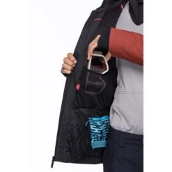 686 Men's Hydra Stash Reserve Insulated Jacket -Outdoor Ski Shop fw23 686 menshydrastashreserceinsulatedjacket blackredheather 4