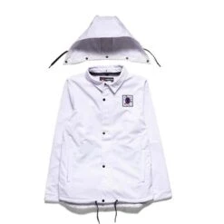 686 Men's Waterproof Coaches Jacket -Outdoor Ski Shop fw23 686 menswaterproofcoachesjacket white 5