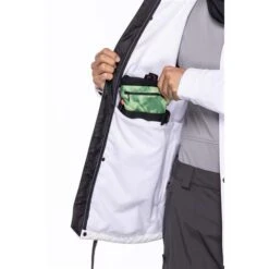 686 Men's Waterproof Coaches Jacket -Outdoor Ski Shop fw23 686 menswaterproofcoachesjacket white 6