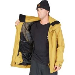 DC Shoes Men's Command 45K Jacket 23 DC Shoes Men's Command 45K Jacket -Outdoor Ski Shop fw23 dc menscommand45kjacket bronzemist 4