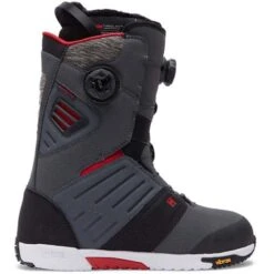 DC Shoes Men's Judge Boa Boots -Outdoor Ski Shop fw23 dc mensjudgeboaboots greyblackred 2