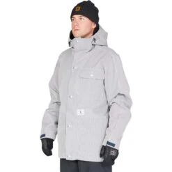 DC Shoes Men's Servo Jacket -Outdoor Ski Shop fw23 dc mensservojacket hickorystripe 5