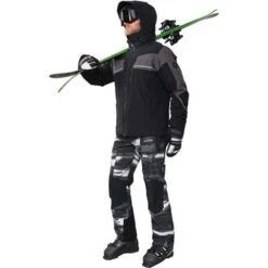 Obermeyer Men's Charger Jacket -Outdoor Ski Shop fw23 obermeyer menschargerjacket black 4