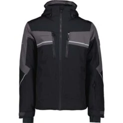 Obermeyer Men's Charger Jacket -Outdoor Ski Shop fw23 obermeyer menschargerjacket black 5