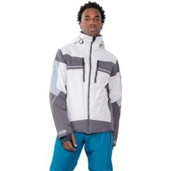Obermeyer Men's Charger Jacket -Outdoor Ski Shop fw23 obermeyer menschargerjacket fog 1