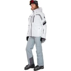 Obermeyer Men's Chroma Jacket -Outdoor Ski Shop fw23 obermeyer menschromajacket white 4