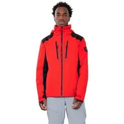 Obermeyer Men's Foundation Jacket -Outdoor Ski Shop fw23 obermeyer mensfoundationjacket brakelight 1