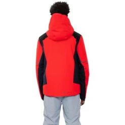 Obermeyer Men's Foundation Jacket -Outdoor Ski Shop fw23 obermeyer mensfoundationjacket brakelight 2