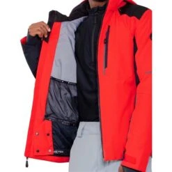 Obermeyer Men's Foundation Jacket -Outdoor Ski Shop fw23 obermeyer mensfoundationjacket brakelight 3