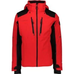 Obermeyer Men's Foundation Jacket -Outdoor Ski Shop fw23 obermeyer mensfoundationjacket brakelight 5