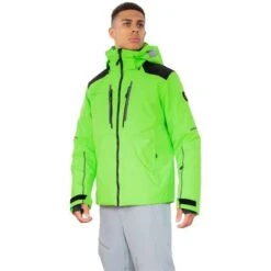 Obermeyer Men's Foundation Jacket -Outdoor Ski Shop fw23 obermeyer mensfoundationjacket wasabi 1