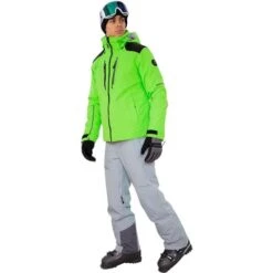Obermeyer Men's Foundation Jacket -Outdoor Ski Shop fw23 obermeyer mensfoundationjacket wasabi 4