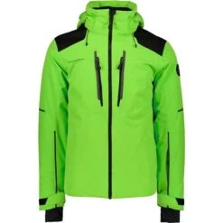 Obermeyer Men's Foundation Jacket -Outdoor Ski Shop fw23 obermeyer mensfoundationjacket wasabi 5