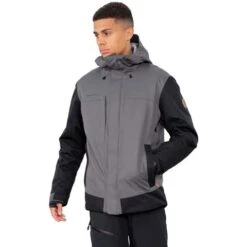Obermeyer Men's Grommet Jacket 26 Obermeyer Men's Grommet Jacket -Outdoor Ski Shop fw23 obermeyer mensgrommetjacket coal 1