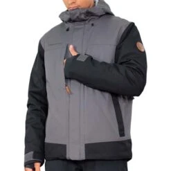 Obermeyer Men's Grommet Jacket 29 Obermeyer Men's Grommet Jacket -Outdoor Ski Shop fw23 obermeyer mensgrommetjacket coal 4