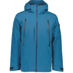 Obermeyer Men's Highlands Shell Jacket -Outdoor Ski Shop fw23 obermeyer menshighlandsshelljacket blueagave 6