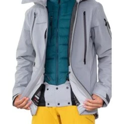 Obermeyer Men's Highlands Shell Jacket -Outdoor Ski Shop fw23 obermeyer menshighlandsshelljacket shale 4