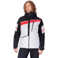 Obermeyer Men's Kodiak Jacket -Outdoor Ski Shop fw23 obermeyer menskodiakjacket white 1