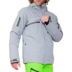 Obermeyer Men's Primo Jacket -Outdoor Ski Shop fw23 obermeyer mensprimojacket shale 3