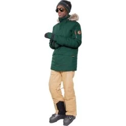 Obermeyer Men's Ridgeline Jkt W/ Faux Fur -Outdoor Ski Shop fw23 obermeyer mensridgelinejacketwithfauxfur nightops 3
