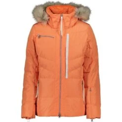 Obermeyer Women's Circe Down Jacket 23 Obermeyer Women's Circe Down Jacket -Outdoor Ski Shop fw23 obermeyer womenscircedownjacket cantaloupe 1