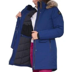 Obermeyer Women's Sojourner Down Jacket -Outdoor Ski Shop fw23 obermeyer womenssojournerdownjacket navy 4