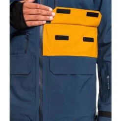 Quiksilver Men's Black Alder Stretch GTX Jacket -Outdoor Ski Shop fw23 quiksilver mensblackalderstetchgtxjacket insigniablue 5