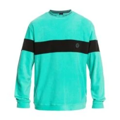 Quiksilver Men's Flame On Fleece -Outdoor Ski Shop fw23 quiksilver mensflameonfleece poolgreen 3