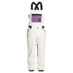 Quiksilver Men's Fly High Bib -Outdoor Ski Shop fw23 quiksilver mensflyhighbib snowwhite 3