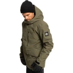 Quiksilver Men's Mission 3-in-1 Jacket -Outdoor Ski Shop fw23 quiksilver mensmission3in1jacket grapeleaf 3