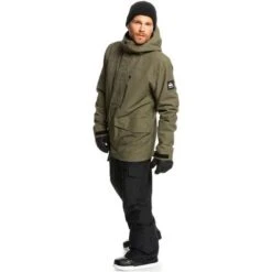 Quiksilver Men's Mission 3-in-1 Jacket -Outdoor Ski Shop fw23 quiksilver mensmission3in1jacket grapeleaf 4
