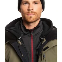 Quiksilver Men's Mission 3-in-1 Jacket -Outdoor Ski Shop fw23 quiksilver mensmission3in1jacket grapeleaf 5