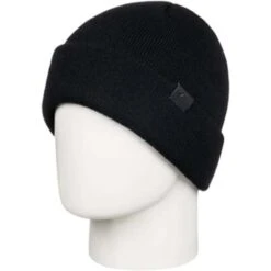Quiksilver Men's Routine Beanie -Outdoor Ski Shop fw23 quiksilver mensroutinebeanie trueblack