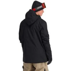 Spyder Men's All Out Anorak -Outdoor Ski Shop fw23 spyder mensalloutanorak black 2
