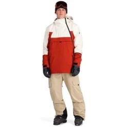 Spyder Men's All Out Anorak -Outdoor Ski Shop fw23 spyder mensalloutanorak rooibostea 3